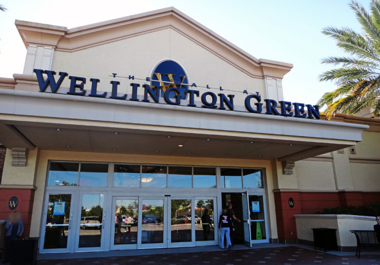 Umas das entradas do Mall at Wellington Green