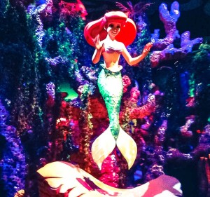 A Pequena Sereia, dentro da atração Under the Sea — Journey of the Little Mermaid