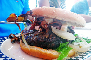 Outro delicioso hambúrguer do Mandy's, em Heidelberg