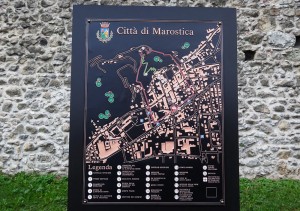 Mapa da cidade de Marostica