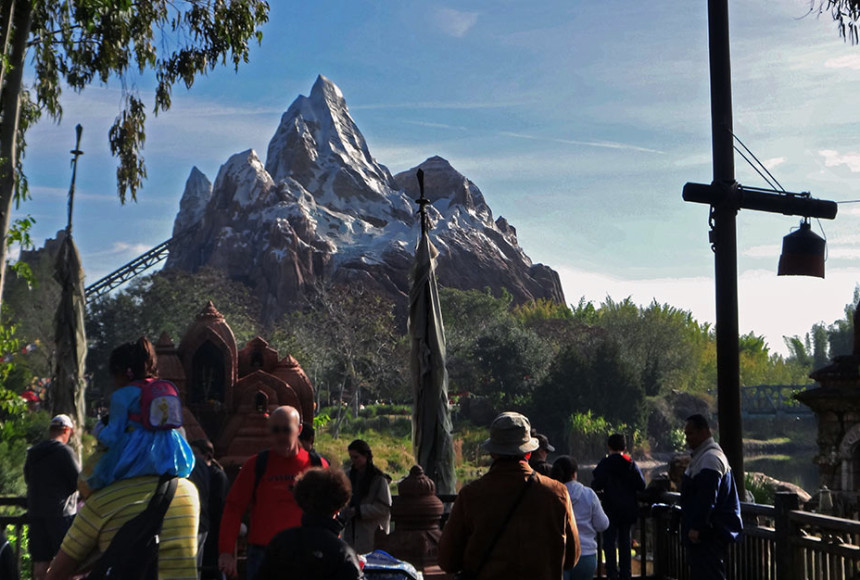 A atração Expedition Everest, no parque Disney's Animal Kingdom
