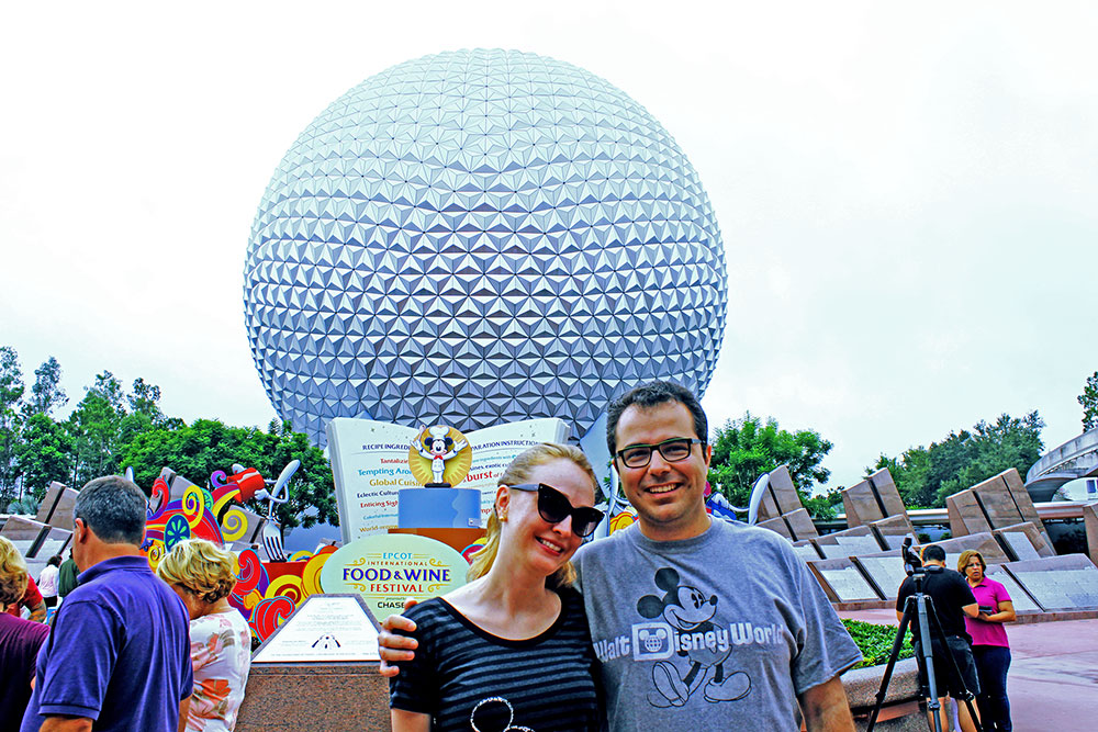 A Paty e eu no Epcot International Food and Wine Festival 2013