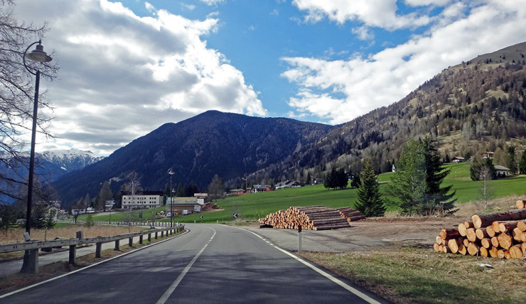 Nas proximidades do Passo Rolle