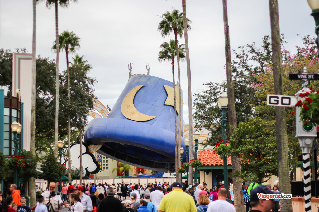 Disney's Hollywood Studios Janeiro de 2015 e o chapéu do Mickey sendo retirado