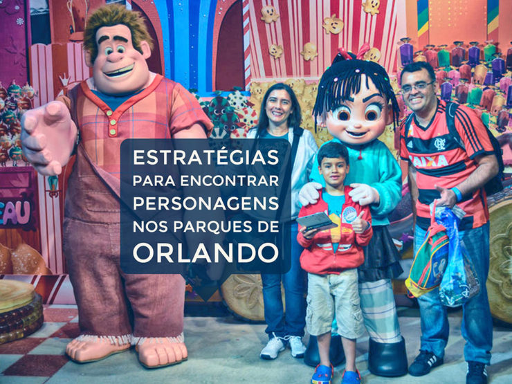 Estratégias para encontrar personagens nos parques de Orlando