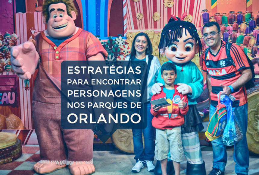 Estratégias para encontrar personagens nos parques de Orlando