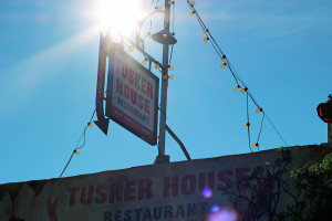 A fachada do restaurante Tusker House, no parque Animal Kingdom