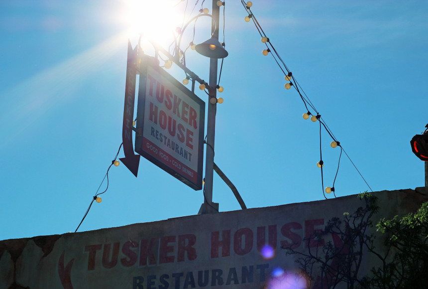 A fachada do restaurante Tusker House, no parque Animal Kingdom